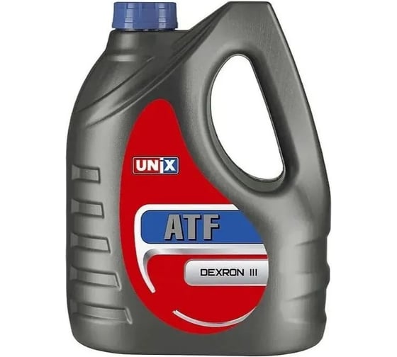 Трансмиссионное масло UNIX АTF Dexron III, канистра 4л 4605904 1