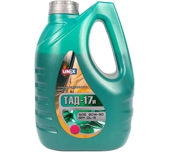 Трансмиссионное масло UNIX ТАД-17 SAE 80W-90 API GL-5, канистра 1л 4600664 1