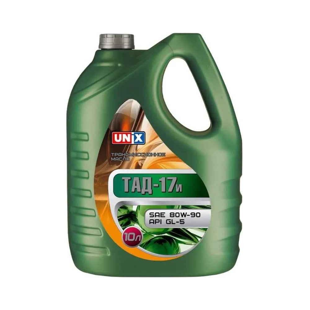 Трансмиссионное масло UNIX ТАД-17 SAE 80W-90 API GL-5, канистра 10л ...