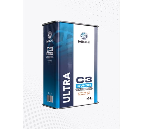 Моторное масло Michi ULTRA 5W-30 C3, канистра 4л 4637189 4637289