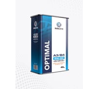 Моторное масло Michi OPTIMAL 5W-30 А3/B4, канистра 4л 4637370