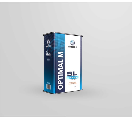 Моторное масло Michi OPTIMAL M 20W-50, канистра 4л 4637448