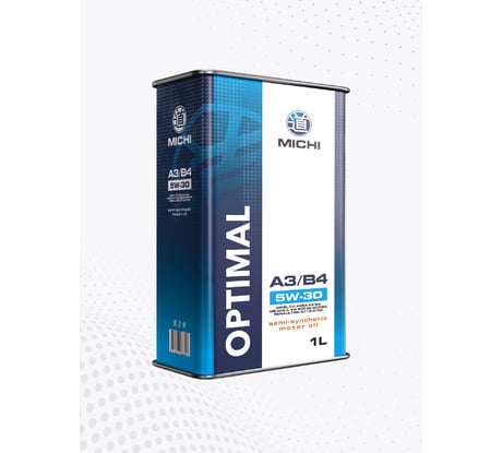 Моторное масло Michi OPTIMAL 5W-30 А3/B4, канистра 1л 4637363
