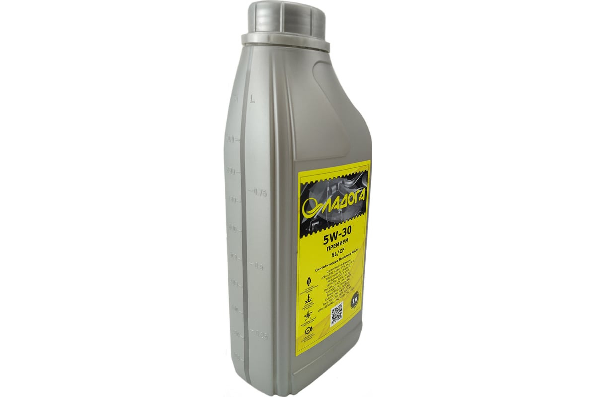 Масло моторное ПРЕМИУМ 5W-30 SL/CF (канистра 1л.) ЛАДОГА LMM_5W30_SL_CF ...