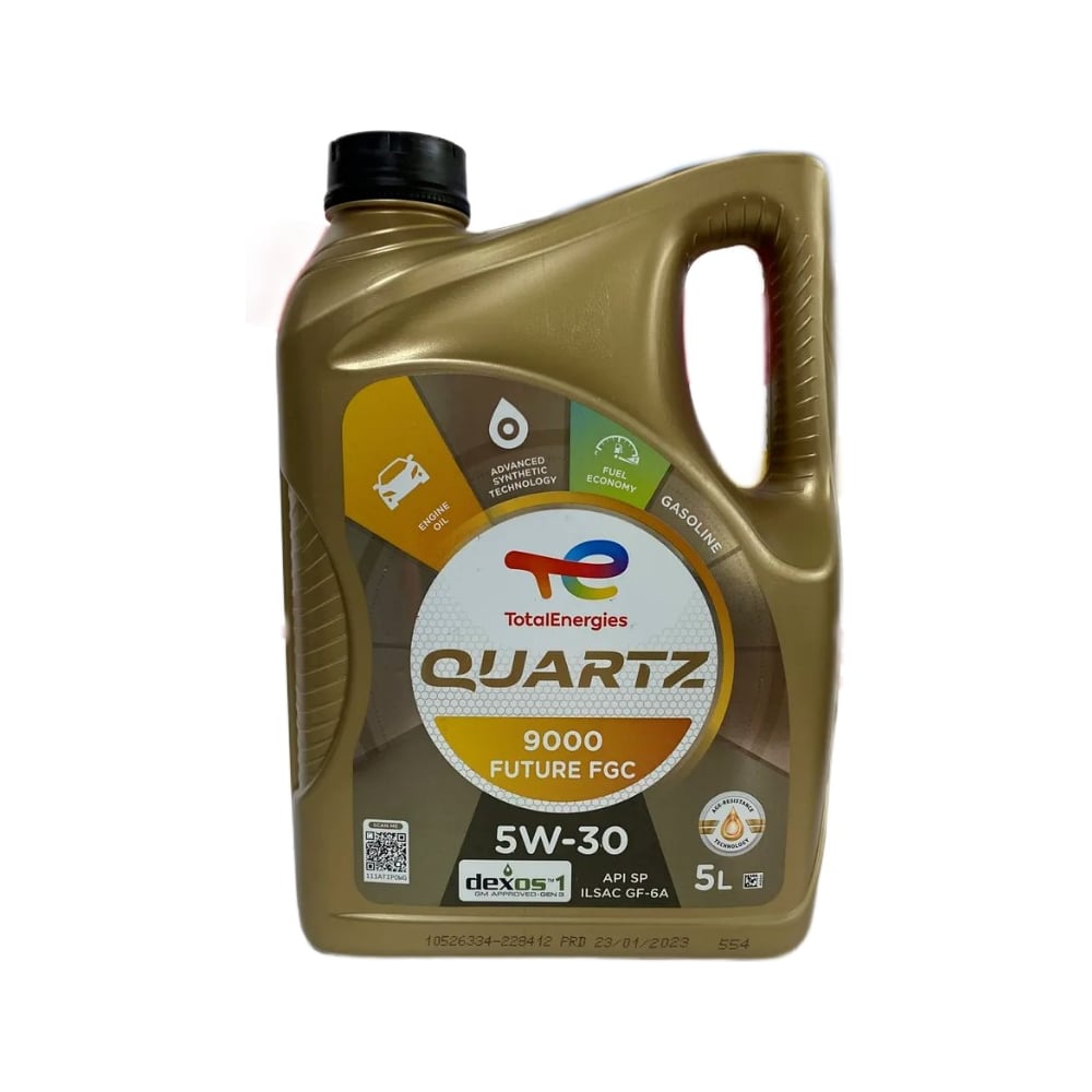 Масло для 4-х тактных двигателей TOTAL QUARTZ 9000 FUT.FGC 5W30 5L ...