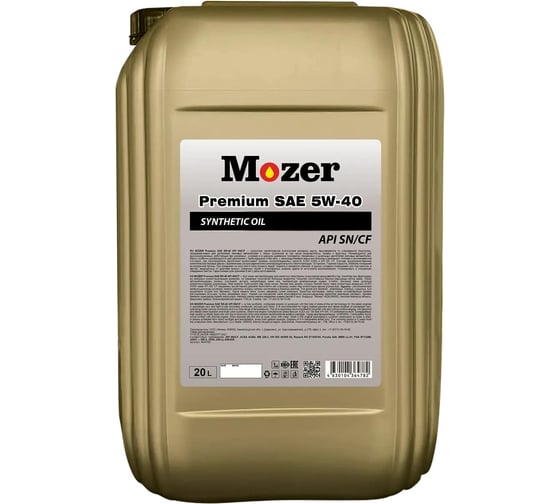 PREMIUM SAE 5w-40 API SN/CF MOZER 4634782