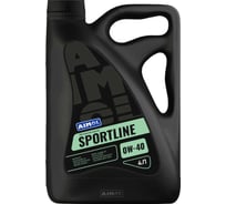 Синтетическое моторное масло AIMOL SPORTLINE 0W40 4 л 8719497955244