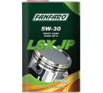 Синтетическое моторное масло FANFARO LSX JP 5W30 (metal) 1 л FF6703-1ME