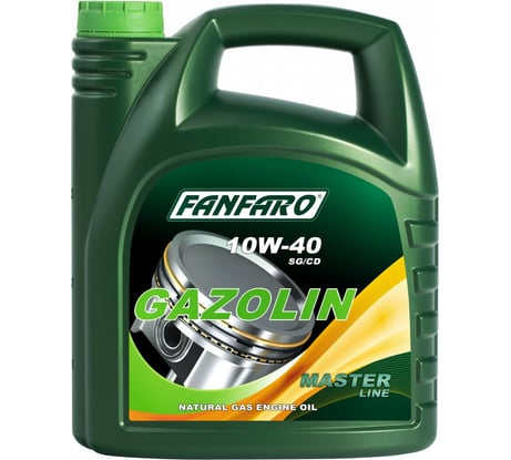 Синтетическое моторное масло FANFARO GAZOLIN 10W40 4 л FF6504-4-E