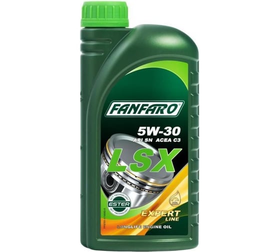 Синтетическое моторное масло FANFARO LSX 5W30 1 л FF6701-1-E 1