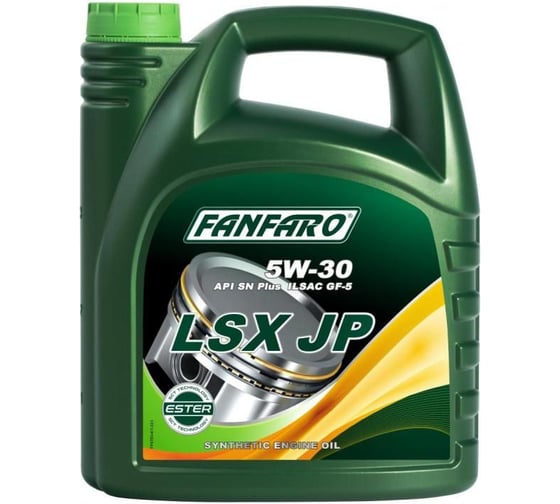 Синтетическое моторное масло FANFARO LSX JP 5W30 4 л FF6703-4-E 1