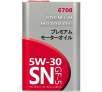 Синтетическое моторное масло FANFARO PREMIUM MOTOR OIL FOR TOYOTA/LEXUS 5W30 (metal) 1 л FF6708-1ME-E