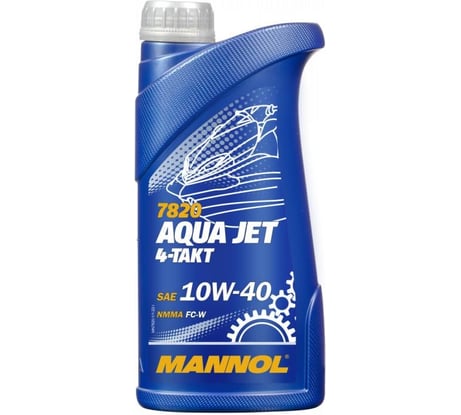 Синтетическое моторное масло MANNOL 4-TAKT AQUA JET 10W40 1 л 78201