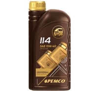 Минеральное моторное масло PEMCO 114 15W40 1 л PM0114-1-E