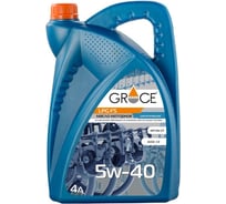 Масло для двигателей работающих на газе GRACE Lubricants LPG FS 5w-40 синтетическое 4л 4603728821566