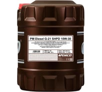 Синтетическое моторное масло Pemco G-21 DIESEL SHPD 10W30 20 л, 10W-30 PM0721-20-E