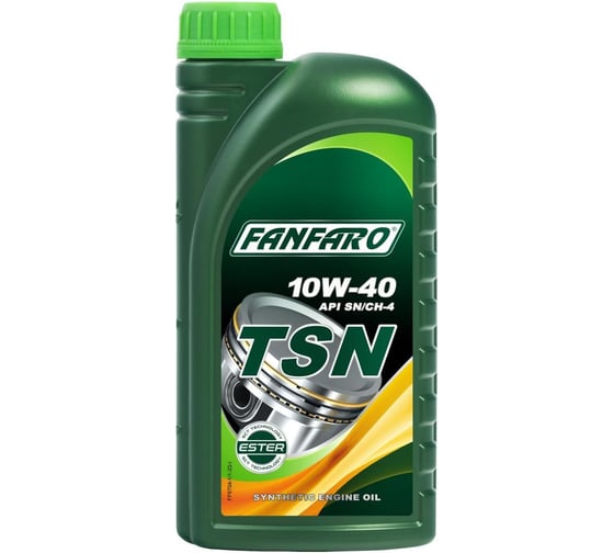 Полусинтетическое моторное масло FANFARO TSN 10W40 1 л FF6704-1-E