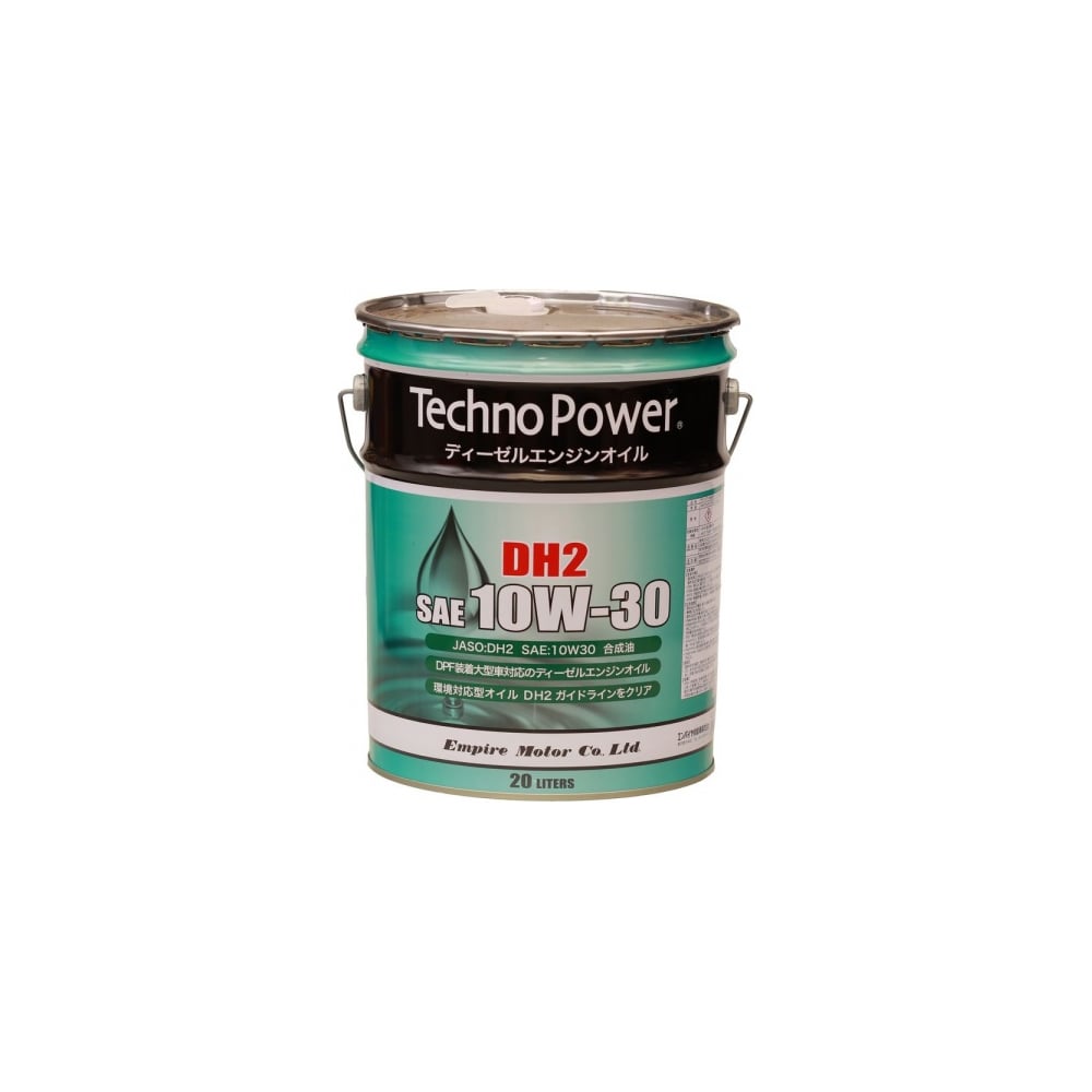 TechnoPower DH2 SAE 10W-30 エンジンオイル 20L 車 Techno Power DH2