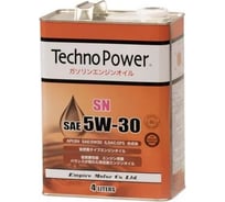 Моторное синтетическое масло Techno Power SN 5W30 4 литра TP-L4104