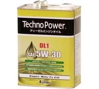 Моторное синтетическое масло Techno Power DL1 5W30 4 литра TP-L4201