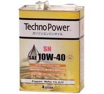 Моторное масло Techno Power синтетическое, SN, 10W40, 4 литра TP-L4106
