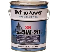 Моторное синтетическое масло Techno Power SN 5W20 20 литров TP-LP103