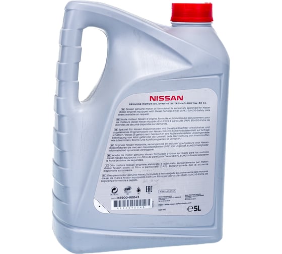 Масло для двигателя Nissan 5W-30 DPF KE90090043R