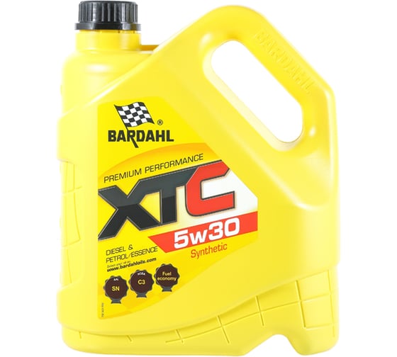 Моторное масло Bardahl XTC 5W30, синтетическое, 4 л 36312