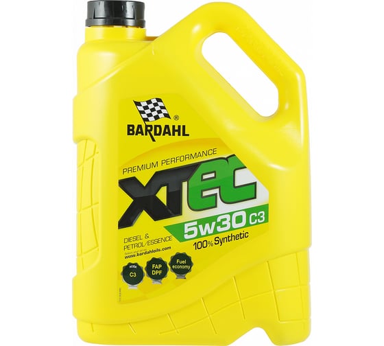 Моторное масло Bardahl XTEC 5W30, синтетическое, 5 л 36303 1