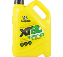 Моторное масло Bardahl XTEC 5W30, синтетическое, 5 л 36533