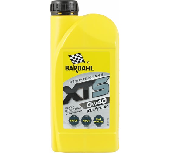 Моторное масло Bardahl XTS 0W40, синтетическое, 1 л 36141 1