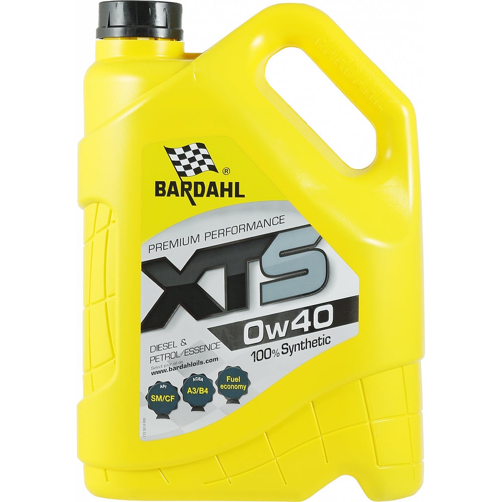 BARDAHL XTS 0W40 3x5L A3/B4 SN/CF BMW LL-01 MB 229.3/226.5 Porsche A40 VW 502.00/505.00 RN0700/0710