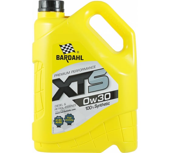 Моторное масло Bardahl XTS 0W30, синтетическое, 5 л 36133