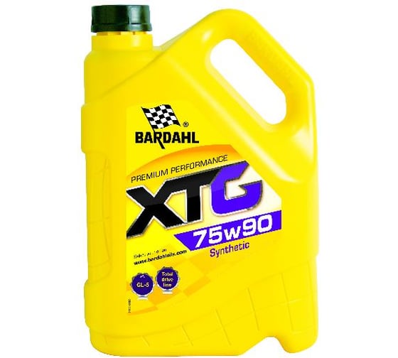 Трансмиссионное масло Bardahl XTG 75W90 синтетическое 5 л 36383