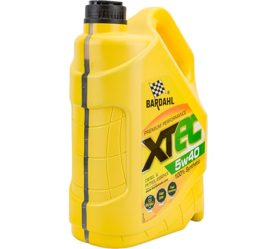 Моторное масло Bardahl XTEC 5W40, синтетическое, 5 л 36343