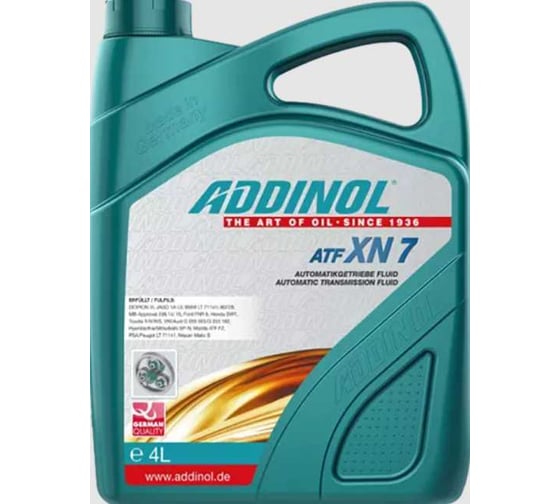 Трансмиссионное масло ADDINOL ATF XN 7 синтетическое, 4 л 74410725 1