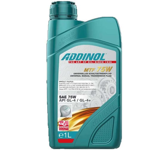 Трансмиссионное масло ADDINOL MULTI TRANSMISSION FLUID 75W, 1 л 74202107 1