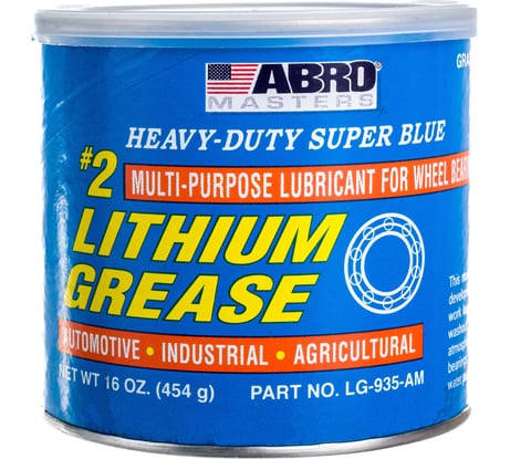 Литиевая смазка Abro синяя 454 г LG-935-AM