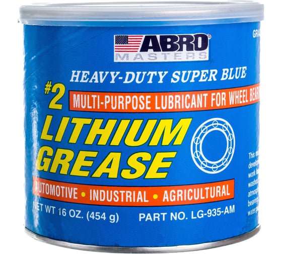 Литиевая смазка Abro синяя 454 г LG-935-AM