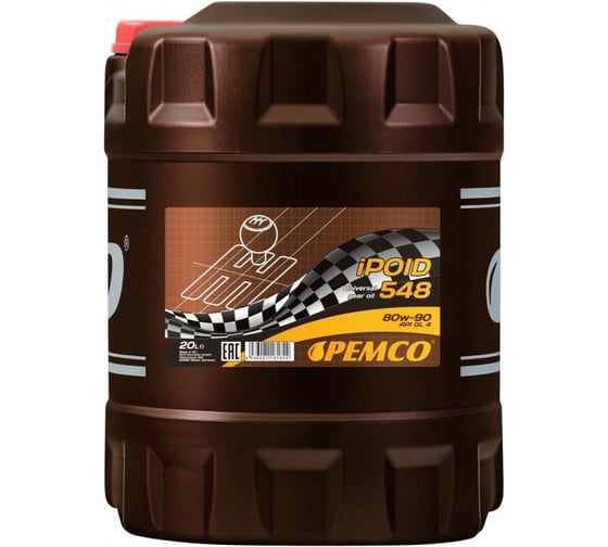 Минеральное трансмиссионное масло PEMCO 548 80W90 20 л  PM0548-20-E