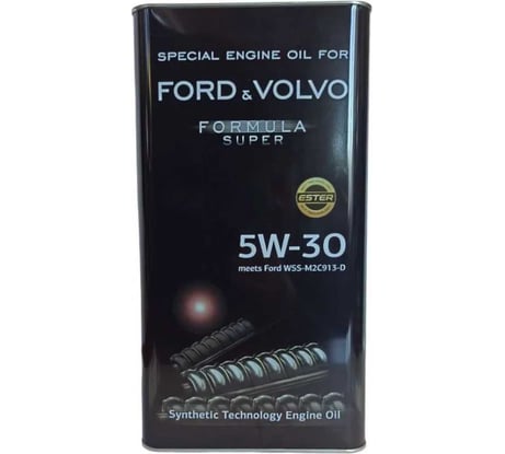 Синтетическое моторное масло Fanfaro FOR FORD AND VOLVO 5W30 (metal) 5 л FF6716-5ME-E