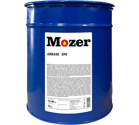 Пластичная смазка MOZER МОZER GREASE LITHIUM COMPLEX PREMIUM EP2, ведро 18кг 4638155