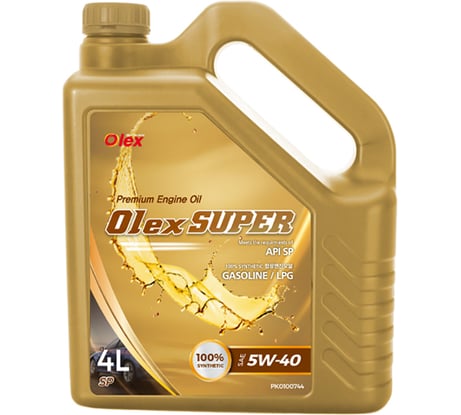 Масло моторное OLEX 4 л Super SP 5W-40 PK0100744