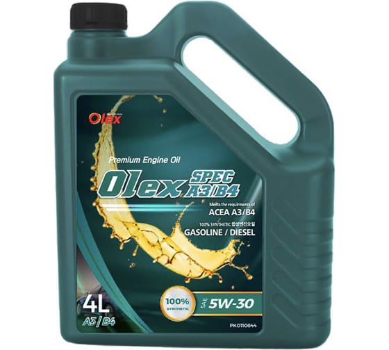 Масло моторное OLEX 4 л SPEC A3/B4 5W-30 PK0110844 1