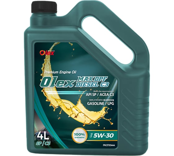 Масло моторное OLEX 4 л MAX DPF DIESEL C3 5W-30 PK0110444 1