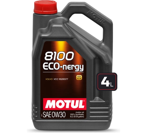 Моторное масло MOTUL 8100 ECO-NERGY 0W30 4 л 113554