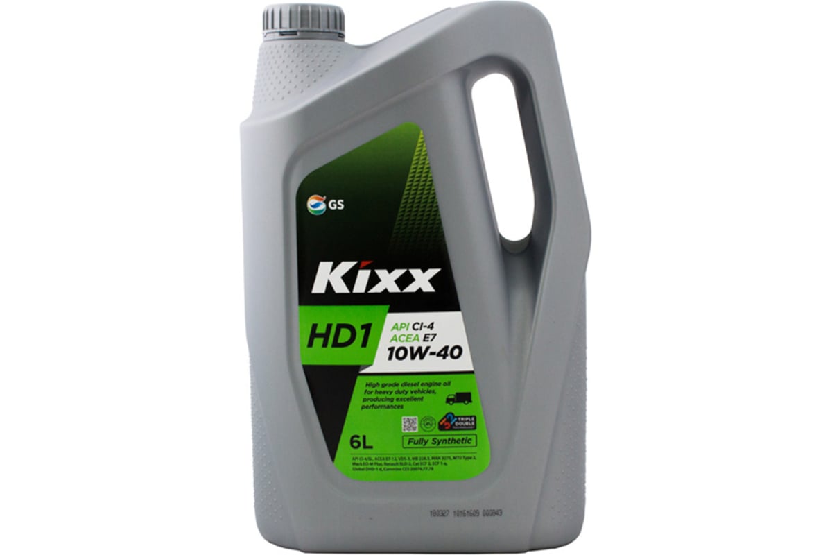 Моторное масло KIXX HD1 10W40, синтетическое, 6 л L2061360E1 - выгодная .