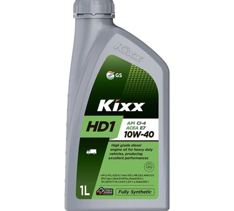 Моторное масло KIXX HD1 10W40, синтетическое, 1 л L2061AL1E1