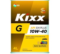 Моторное масло KIXX G1 Plus SN, 10W40, полусинтетическое, 4 л L210944TR1