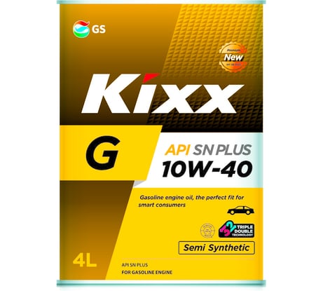 Моторное масло KIXX G Plus SN, 10W40, полусинтетическое, 4 л L210944TR1